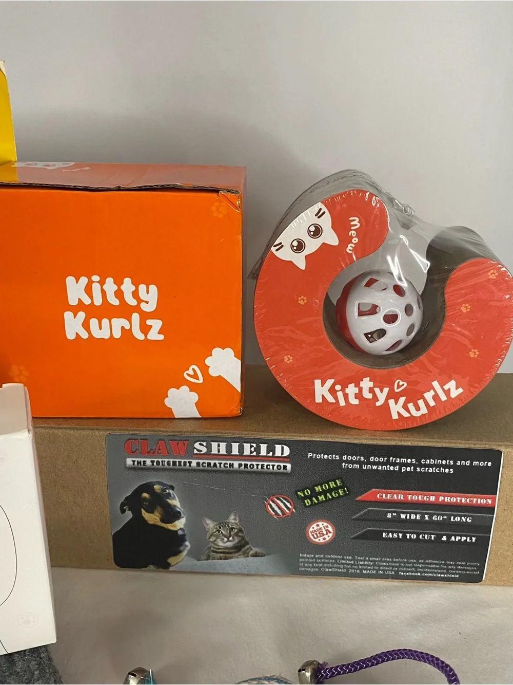 Cat Toys, Kitty Kurlz Toy and “How to Speak Cat” Book